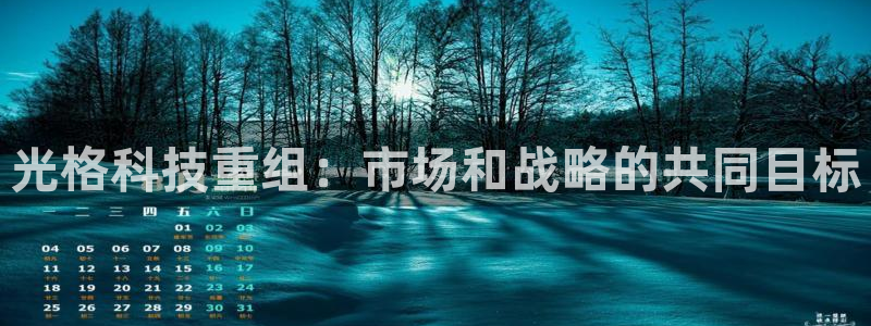 光格科技重组：市场和战略的共同目标