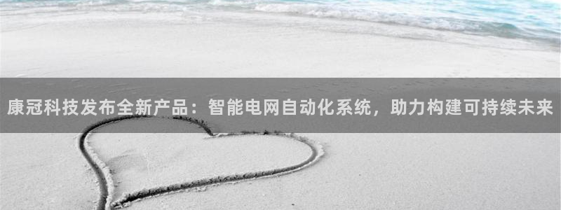 康冠科技发布全新产品：智能电网自动化系统，助力构建可持续未来